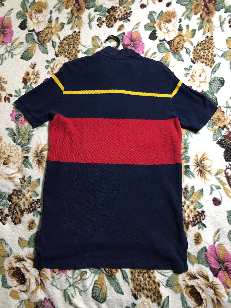 Polo Ralph Lauren Vintage Ralph Lauren Polo Shirt Mens Blue Red Striped polo Size US M / EU 48-50 / 2 - 14 Thumbnail