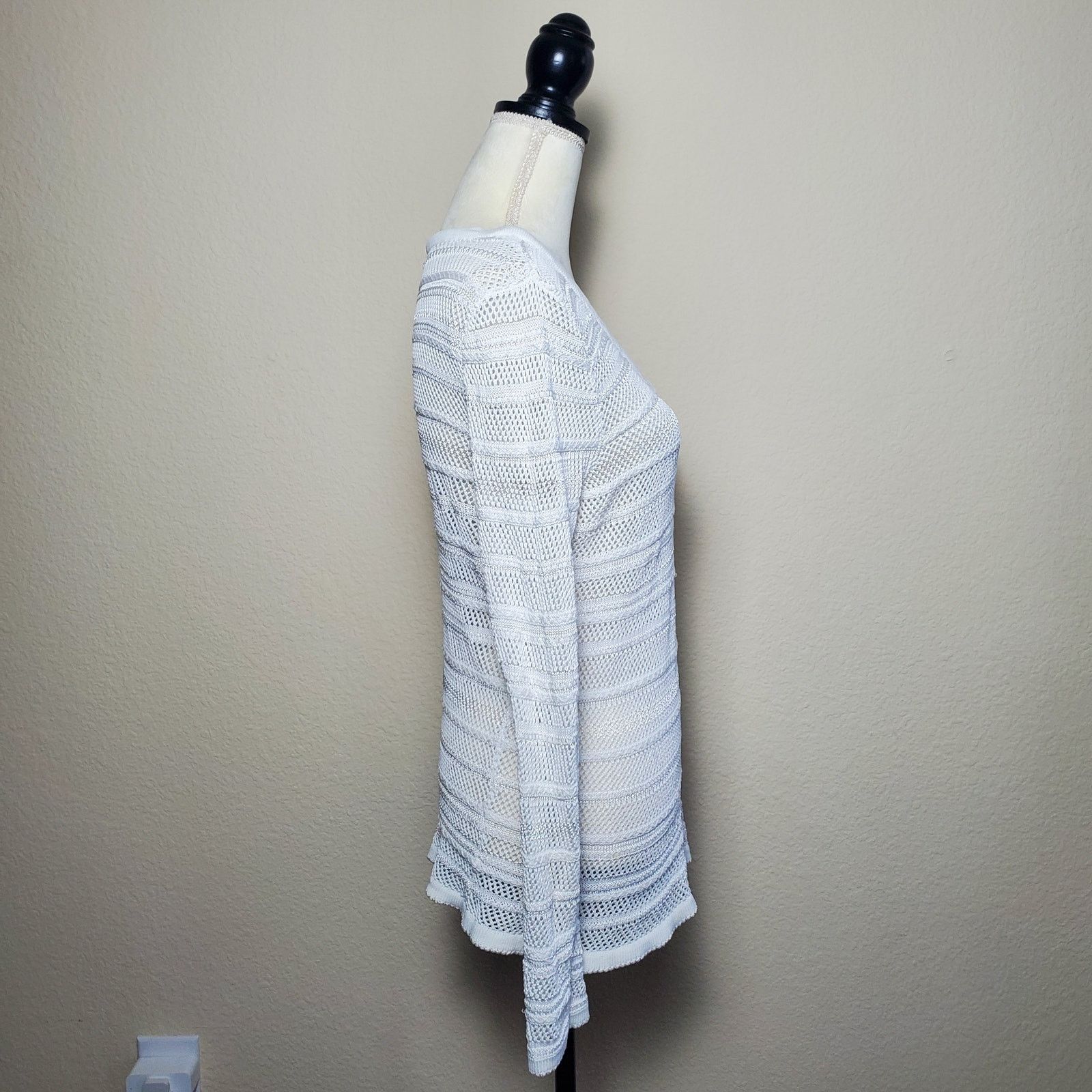 Rag & Bone Rag & Bone White V-Neck Top Medium Size M / US 6-8 / IT 42-44 - 4 Thumbnail