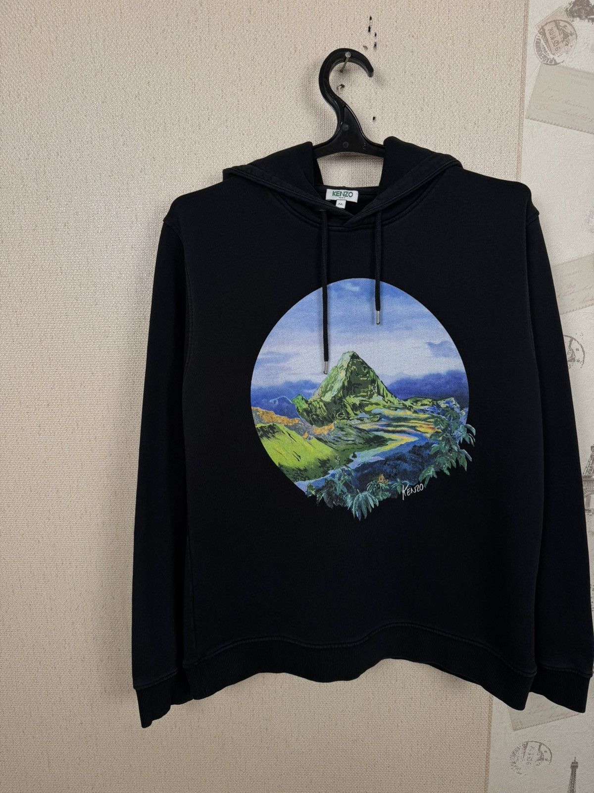 Kenzo Kenzo Hoodie Mountain Gems Black Sz M Luxury Paris Designer Size US M / EU 48-50 / 2 - 4 Thumbnail