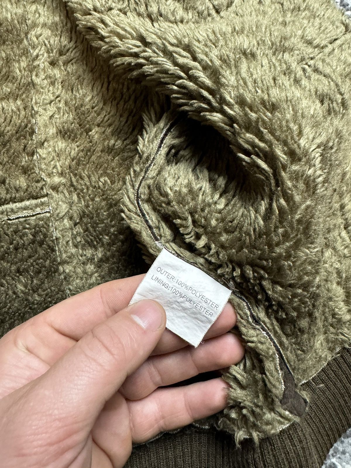 If Six Was Nine × Vintage Vintage Y2K Fuzzy Fur Hood Sued Alaska Avantgarde Vests Size US M / EU 48-50 / 2 - 8 Thumbnail