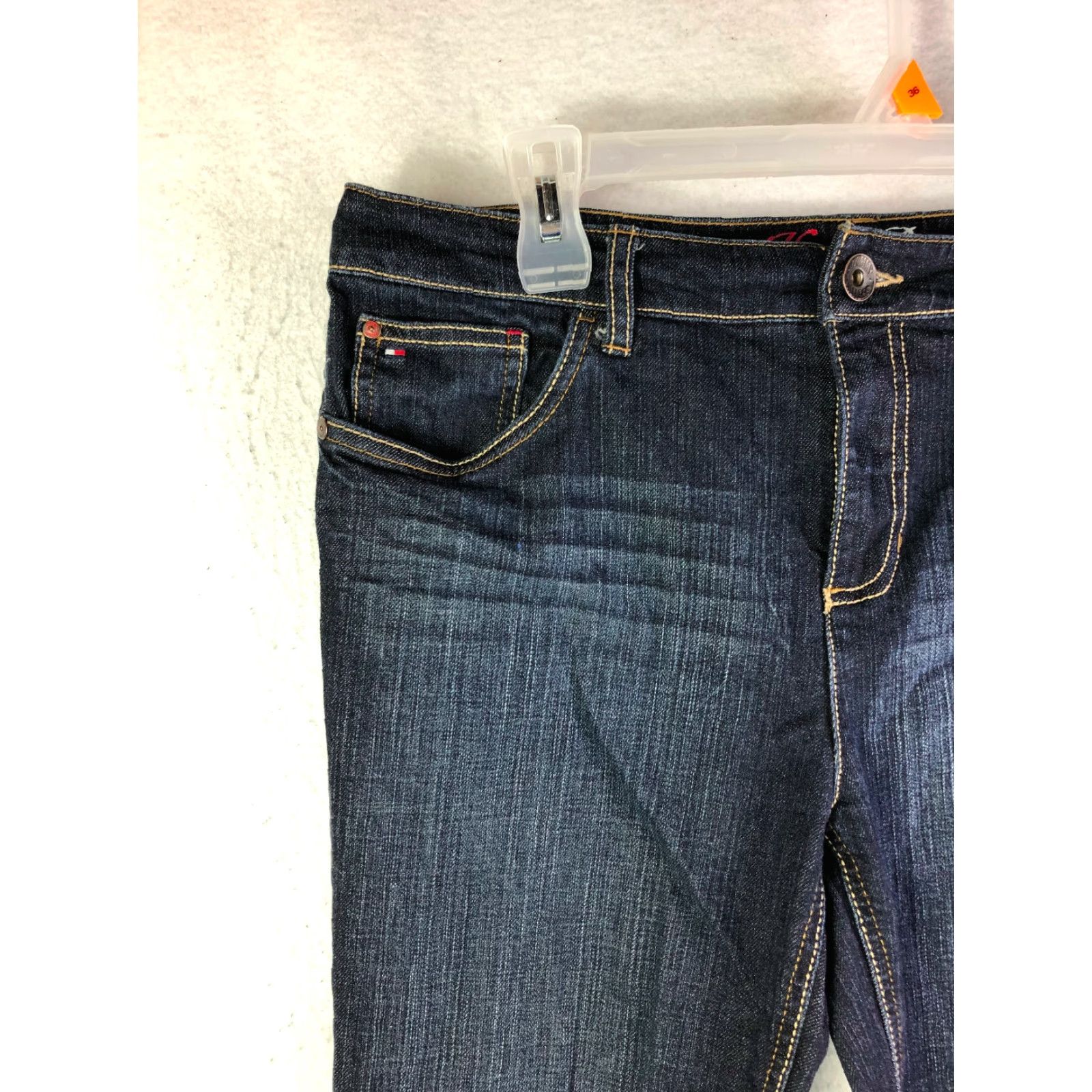 Tommy Hilfiger Tommy Hilfiger Jeans Hope Boot Mid Rise Womens Size 12 S Dark Wash Blue Denim Size 34" / US 12 / IT 48 - 2 Thumbnail