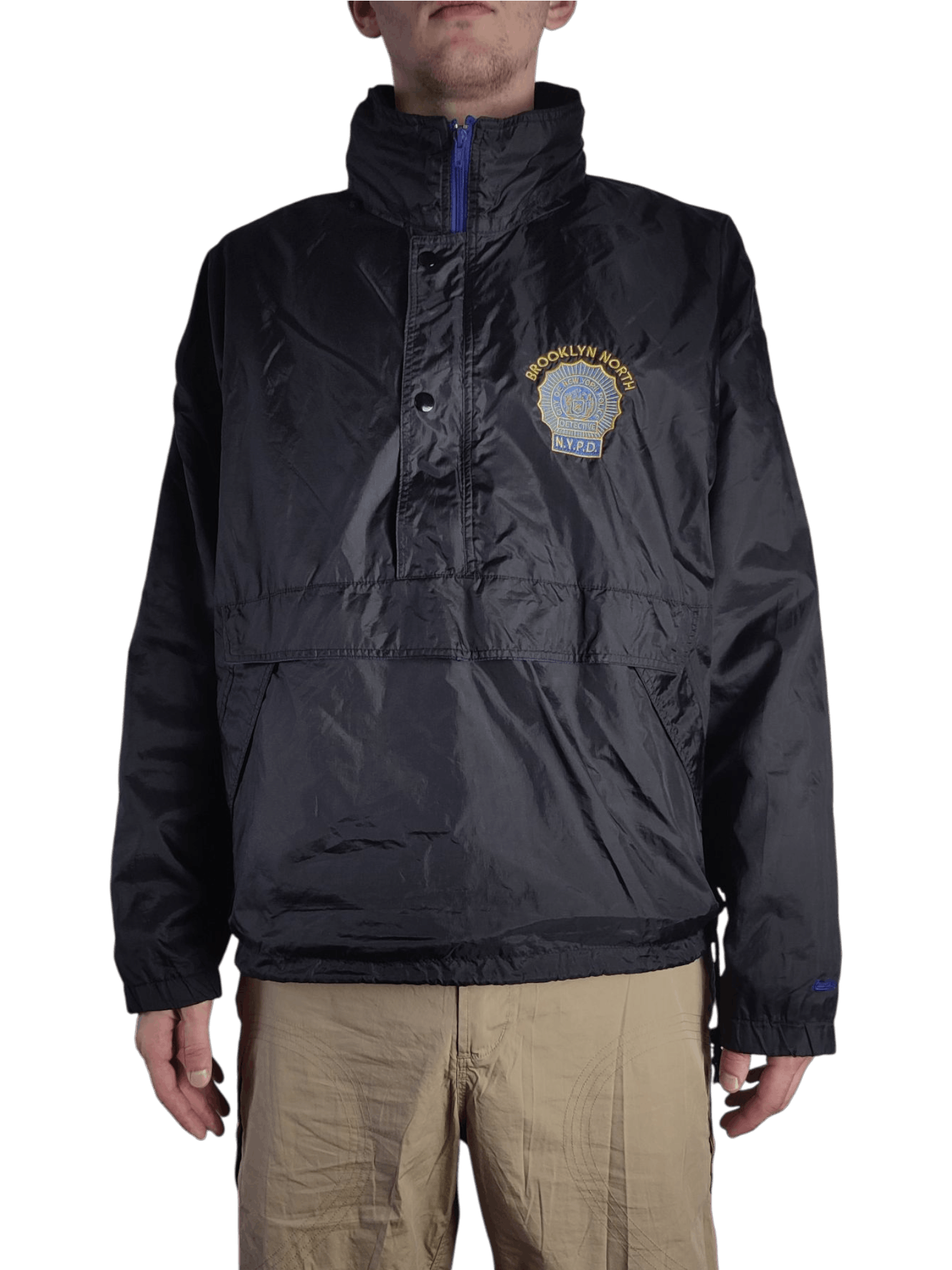 Vintage Vintage Police NYPD Brooklyn Detective Anorak Jacket Size US XL / EU 56 / 4 - 4 Thumbnail