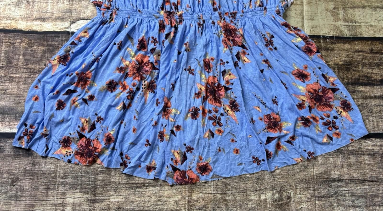 Other Free People We The Free Top Women Medium Floral Linen Blend Size M / US 6-8 / IT 42-44 - 7 Thumbnail