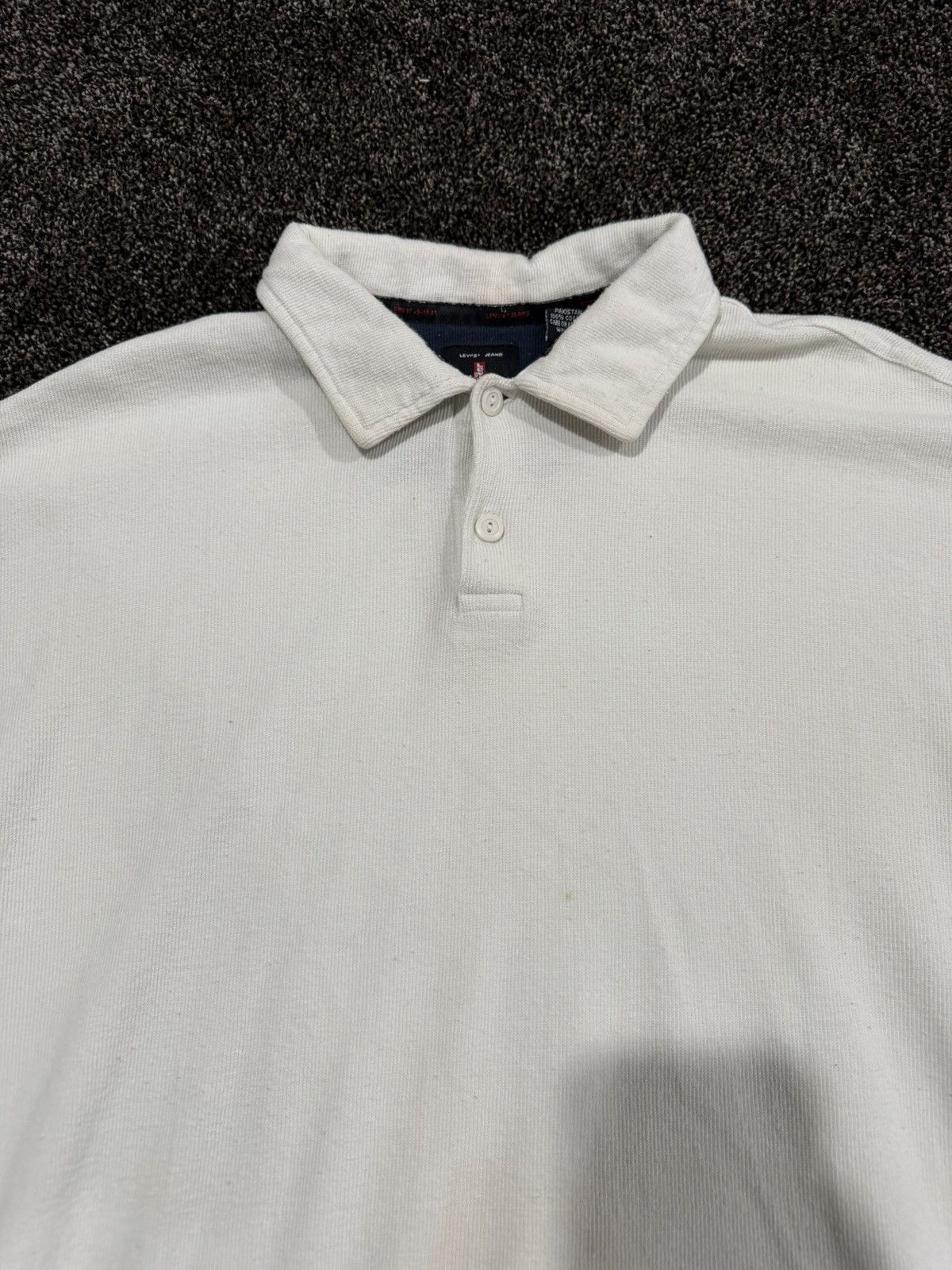 Levi's Vintage Clothing Levi’s Vintage Sweater White Polo Shirt Size US L / EU 52-54 / 3 - 8 Thumbnail