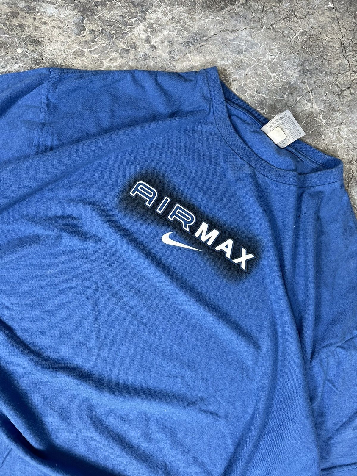 Nike × Vintage Vintage 2000s Nike Airmax Tee Size US XXL / EU 58 / 5 - 2 Thumbnail