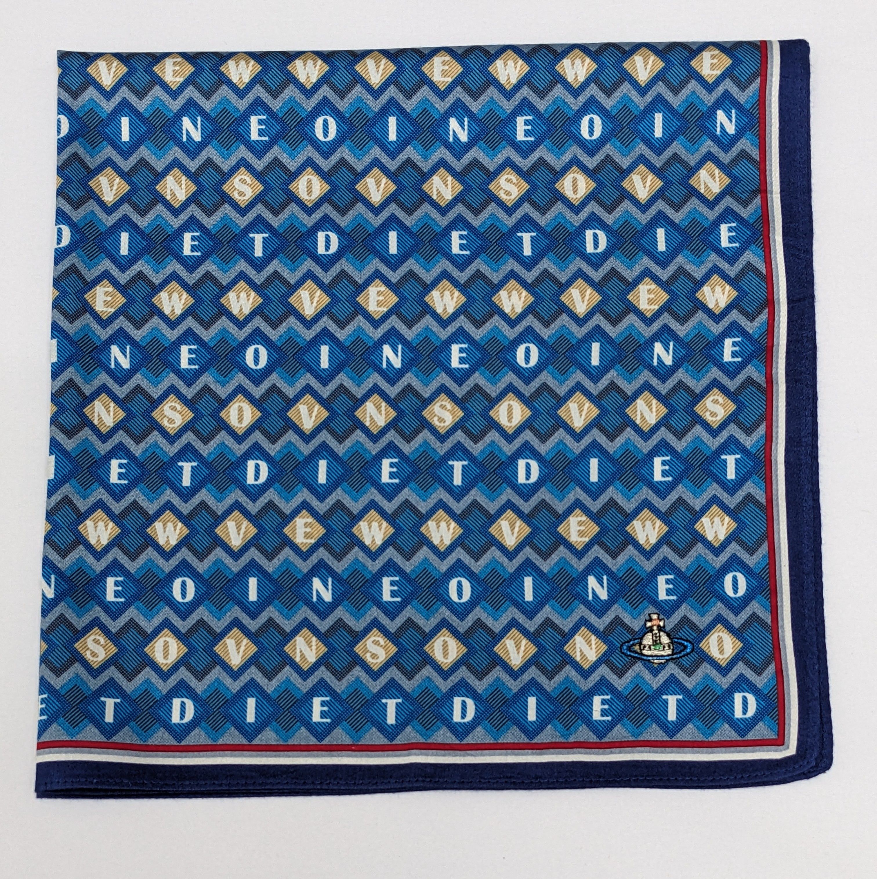 Vivienne Westwood VIVIENNE WESTWOOD Orb Logo Blue Chevron Name Spellout Size ONE SIZE - 1 Thumbnail