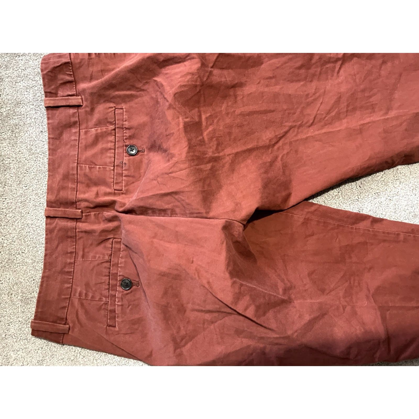 Eddie Bauer Eddie Bauer Pants Womens 8 Brown Ankle Crop Tapered Utility Pockets Stretch Twill Cotton Spandex Regular Wear Mens, Womens, Girls, or Boys Size 30" / US 8 / IT 44 - 4 Thumbnail