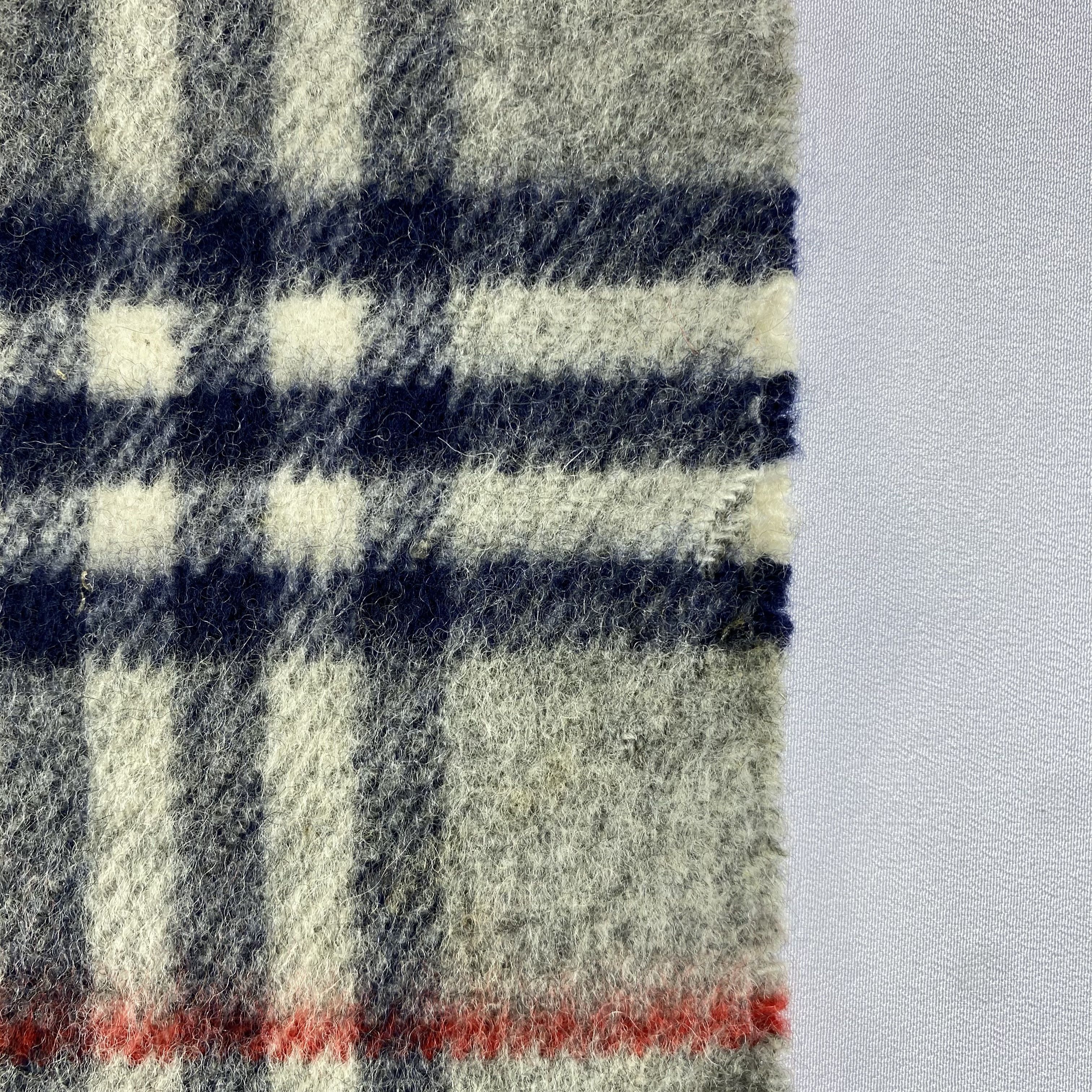 Burberry × Vintage Vintage Burberry Scarf Big Size Neck Wrap Wool Muffler Size ONE SIZE - 9 Thumbnail