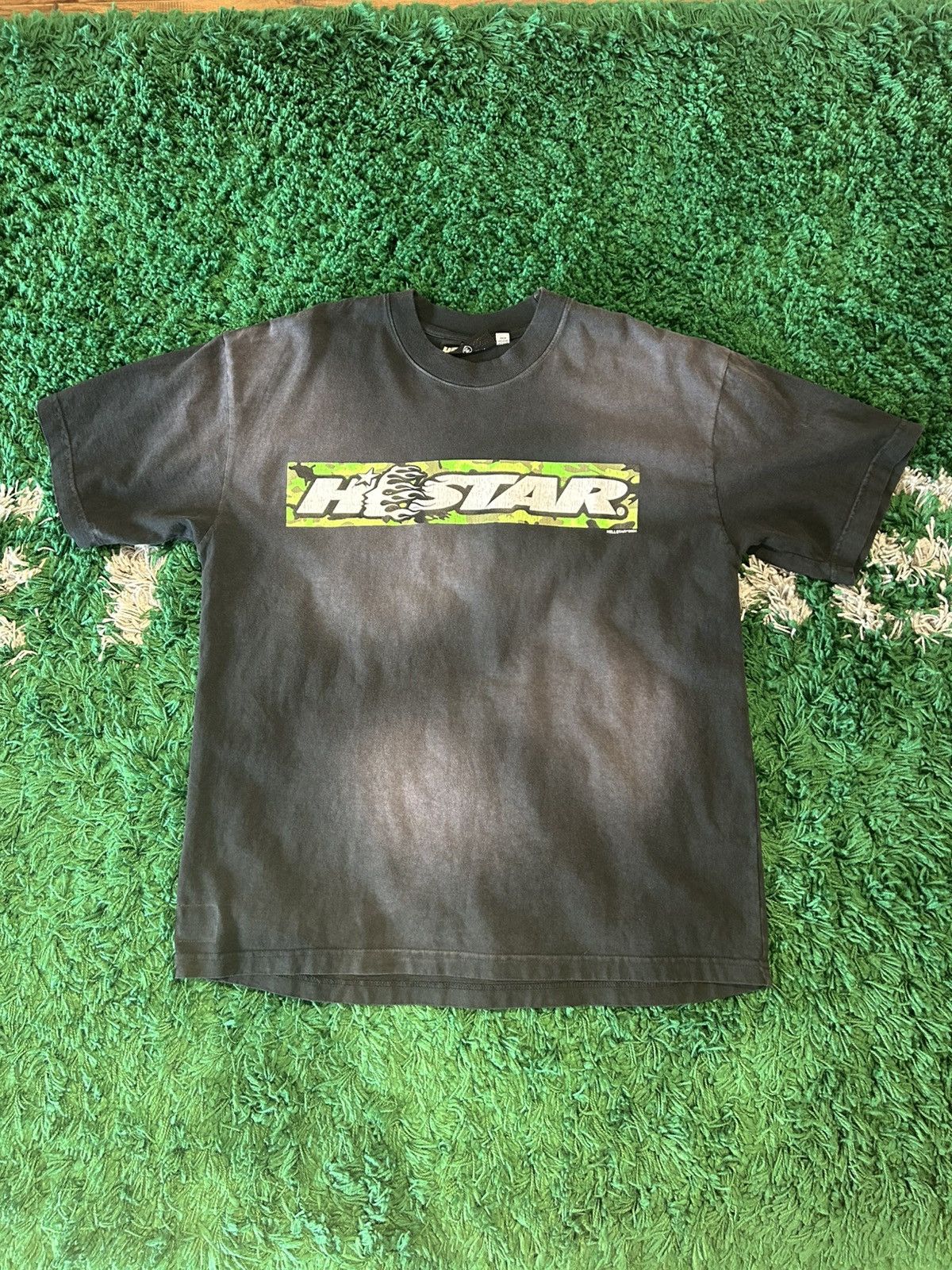 HELLSTAR Hellstar Box Logo T-Shirt Green Size US M / EU 48-50 / 2 - 1 Thumbnail