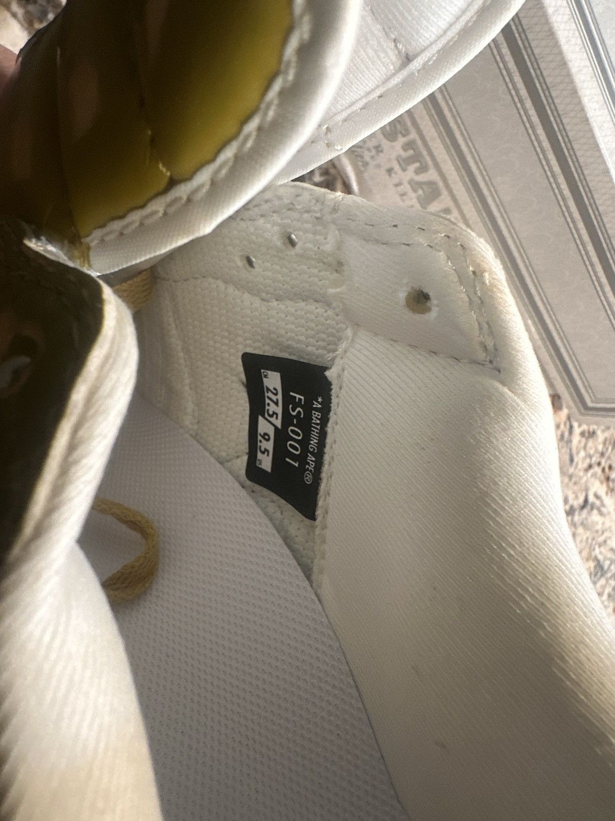 Bape Bape Gold Card Bapesta Nigo Era 2008 Size US 9.5 / EU 42-43 - 5 Thumbnail