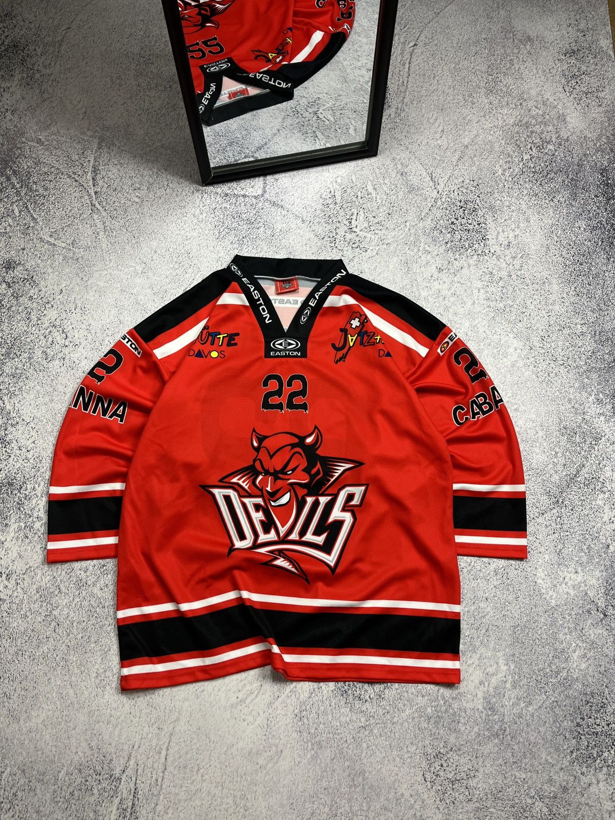 Sports Specialties × Vintage Vintage Cardiff Devils Ice Hockey Jersey G.Meier #22 Rare Size US XL / EU 56 / 4 - 1 Thumbnail