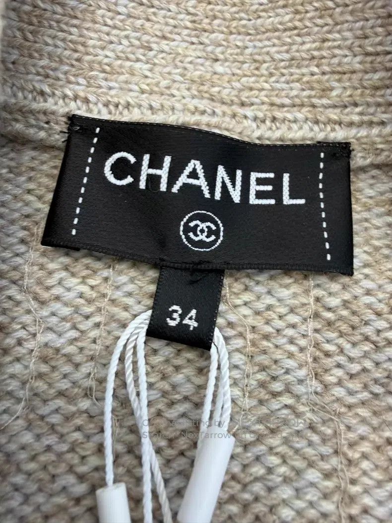 Chanel Chanel Pink sequin double C logo knitted cardigan coat Size XXS / US 00 / IT 34 - 4 Thumbnail