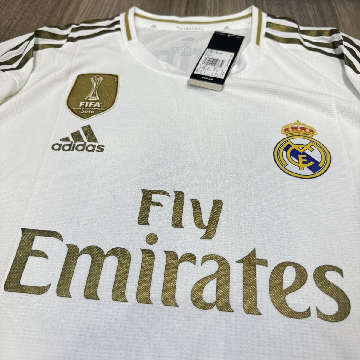 Adidas Real madrid 19/20 player issue home shirt #10 Modric (bnwt) Size US XL / EU 56 / 4 - 3 Thumbnail