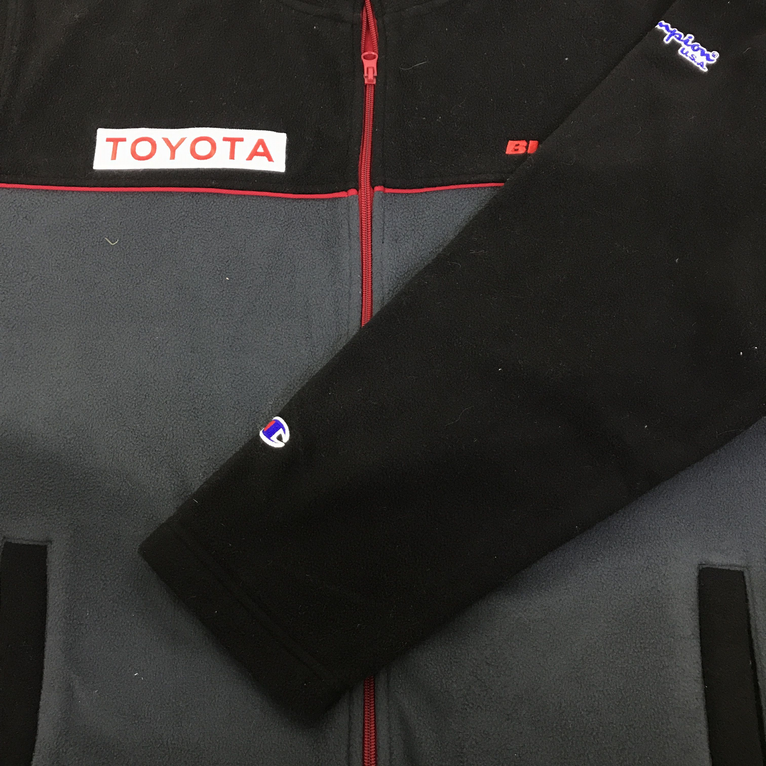 Champion TOYOTA X BRIDGESTONE FLEECE JACKET K101B16 Size US XL / EU 56 / 4 - 8 Thumbnail