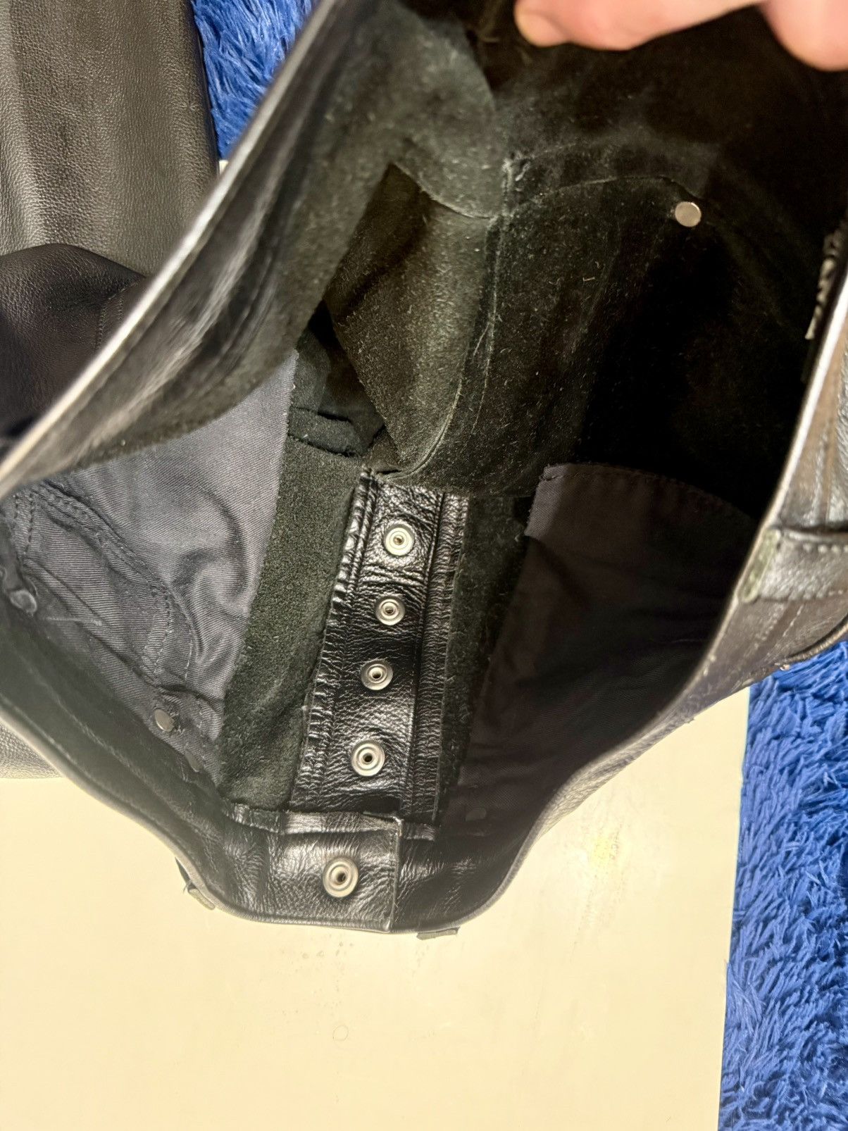 Other RARE ICONIC The Leather Man NYC Black Cowhide Leather Pants Size US 33 - 4 Thumbnail