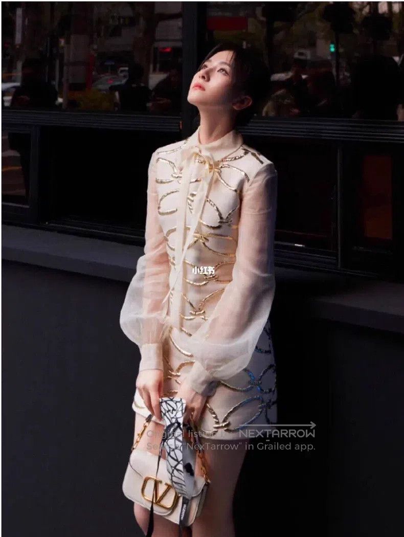 Valentino Valentino Golden dress Size S / US 4 / IT 40 - 8 Thumbnail