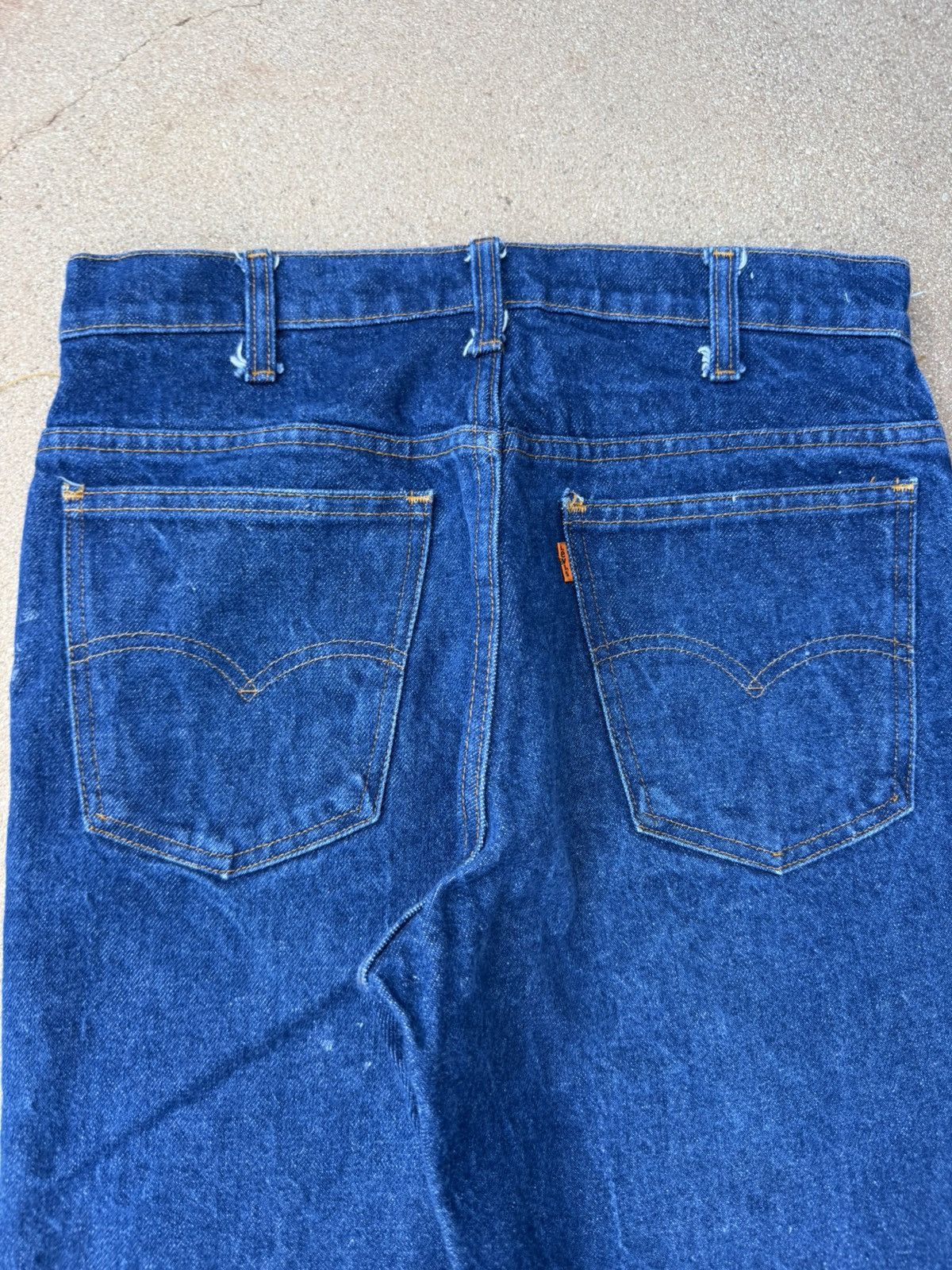 Levi's Vtg 70’s Levi’s 646 Orange Tab Bellbottom Flare Jeans 31x34 Size US 31 - 7 Thumbnail