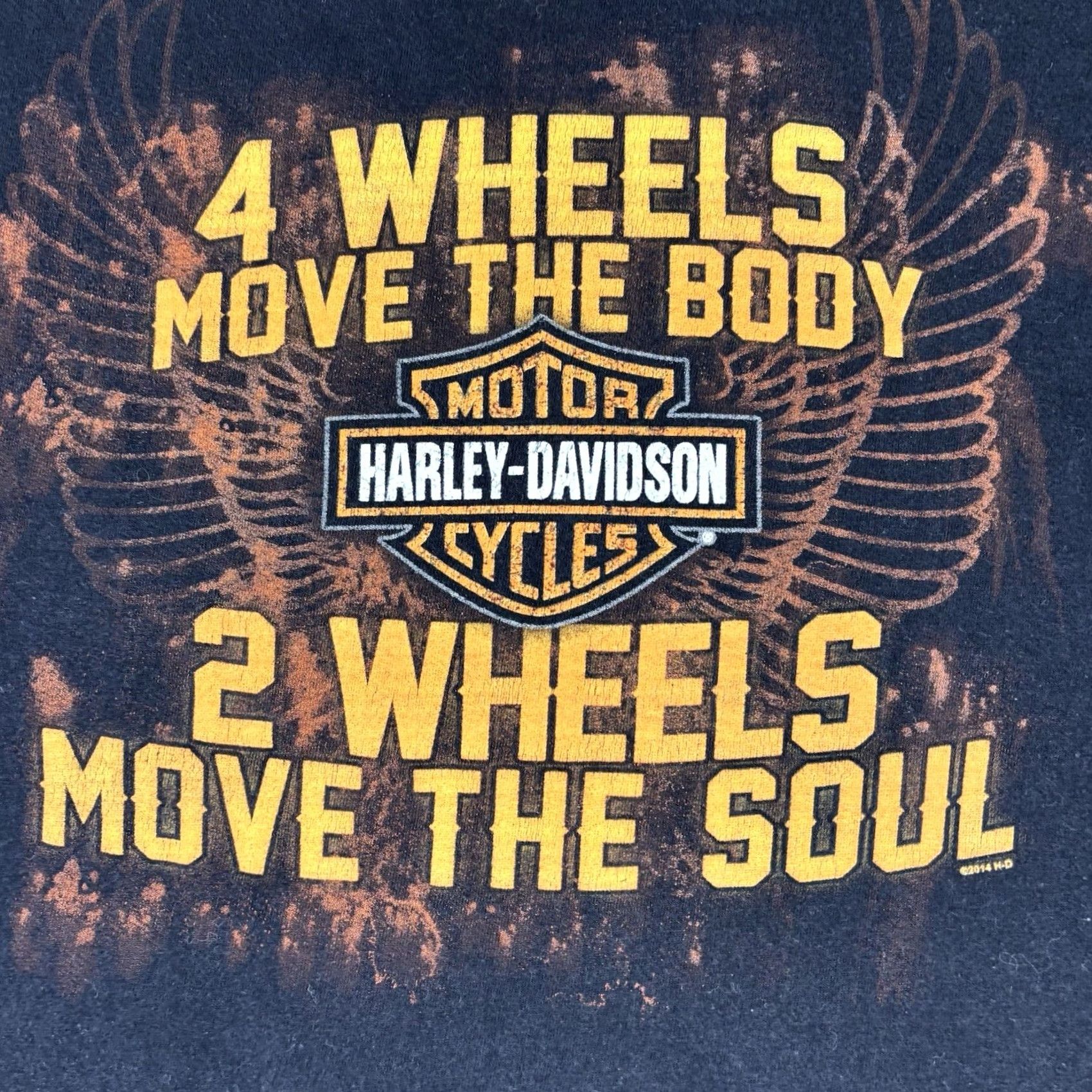 Harley Davidson VINTAGE Harley-Davidson T Shirt Biker Motorcycle Graphic Print Short Sleeve Crew Neck Double-Sided Black L Mens Size US L / EU 52-54 / 3 - 6 Thumbnail