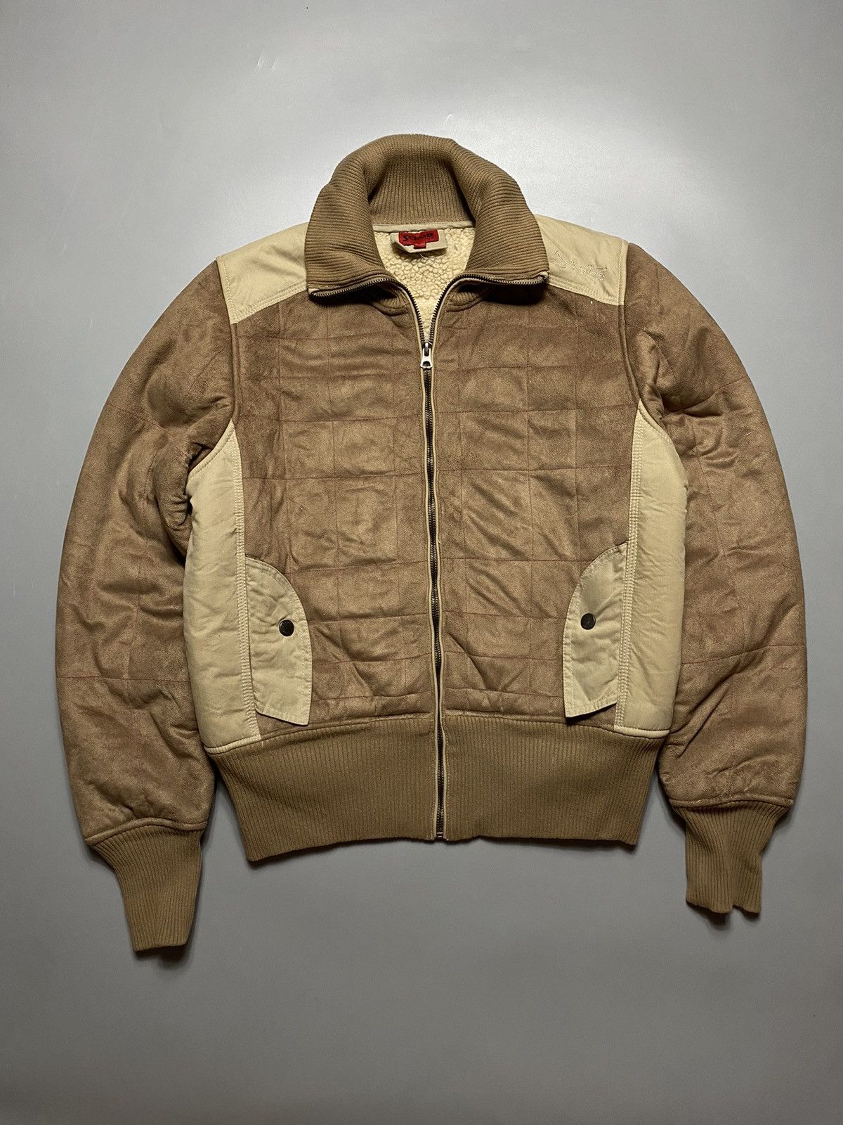 Schott Schott USA M-1 suede bomber jacket Size US S / EU 44-46 / 1 - 1 Thumbnail