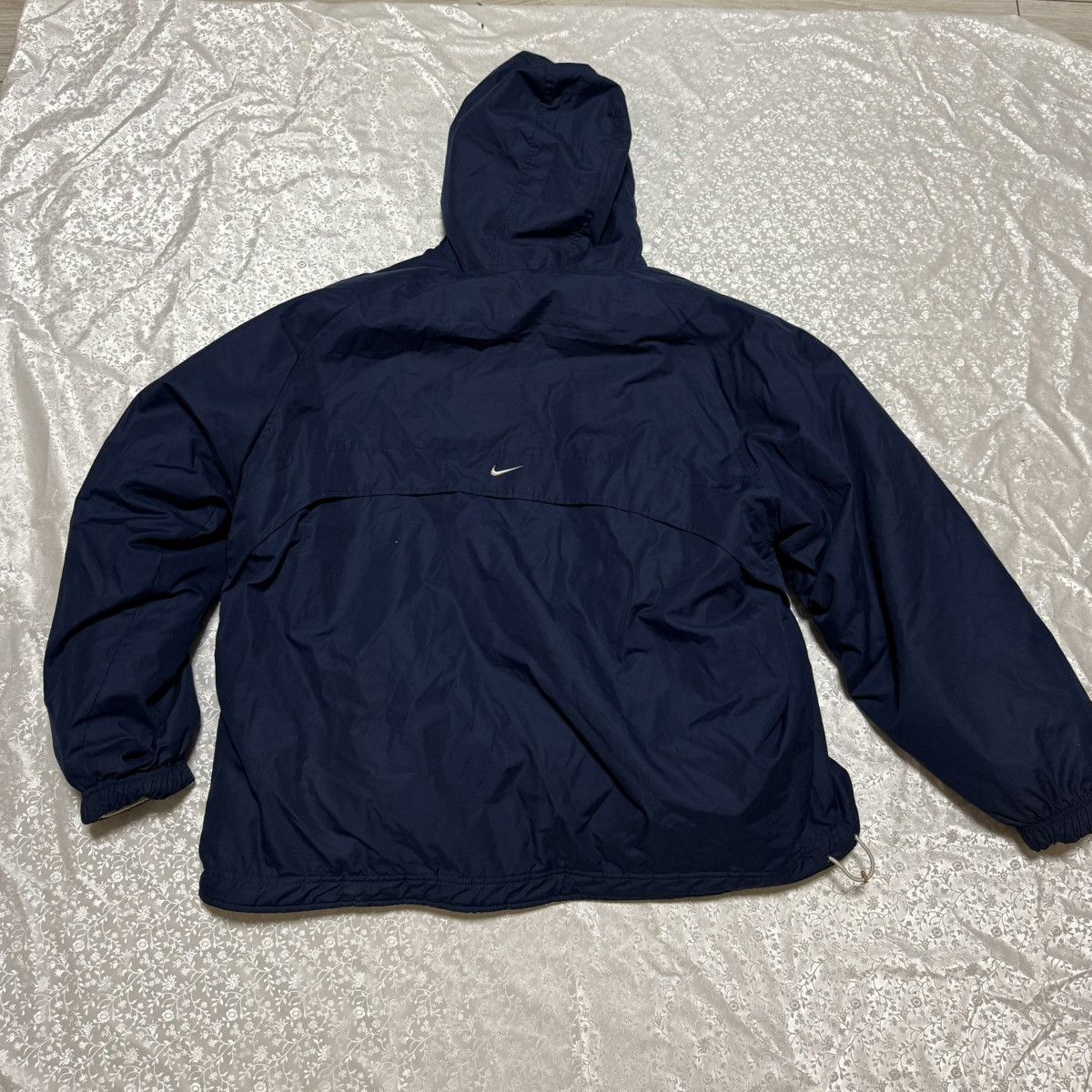 ジャケット・アウター NIKE SIDEWINDER REVERSIBLE FLEECE JACKET 90s Nike Sidewinder Reversible Fleece Coat Jacket Baby Blue