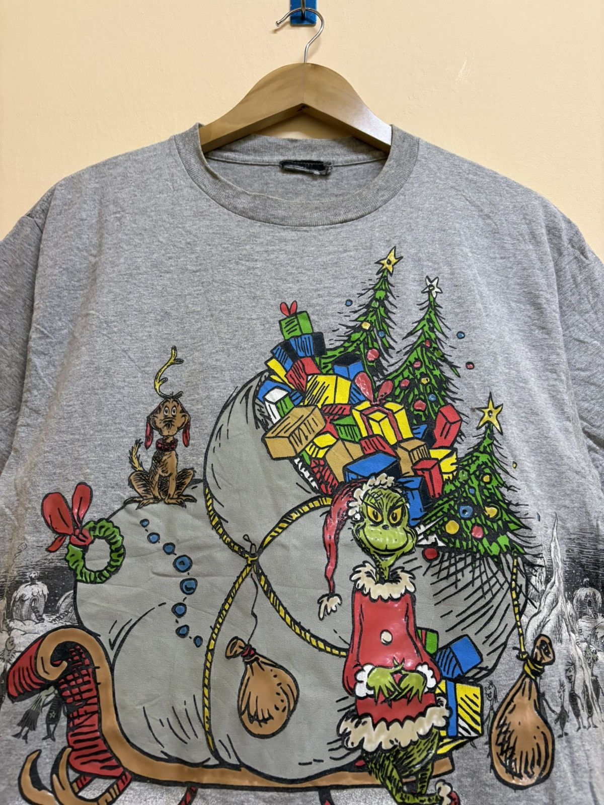 Cartoon Network Vintage The Grich Dr Seuss Cartoon Movie Disney Chrismas Size US M / EU 48-50 / 2 - 3 Thumbnail