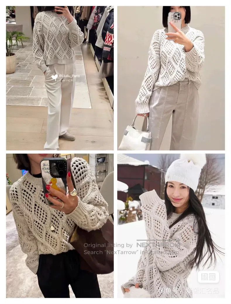 Brunello Cucinelli Brunello Cucinelli 24 Year Opera Heavy Pure Cashmere Sequi Size M / US 6-8 / IT 42-44 - 8 Thumbnail