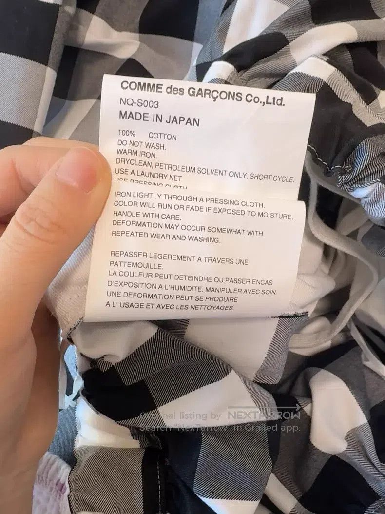 Comme des Garcons Comme des Garcons size XS Bow tie plaid half skirt Size 23" - 6 Thumbnail