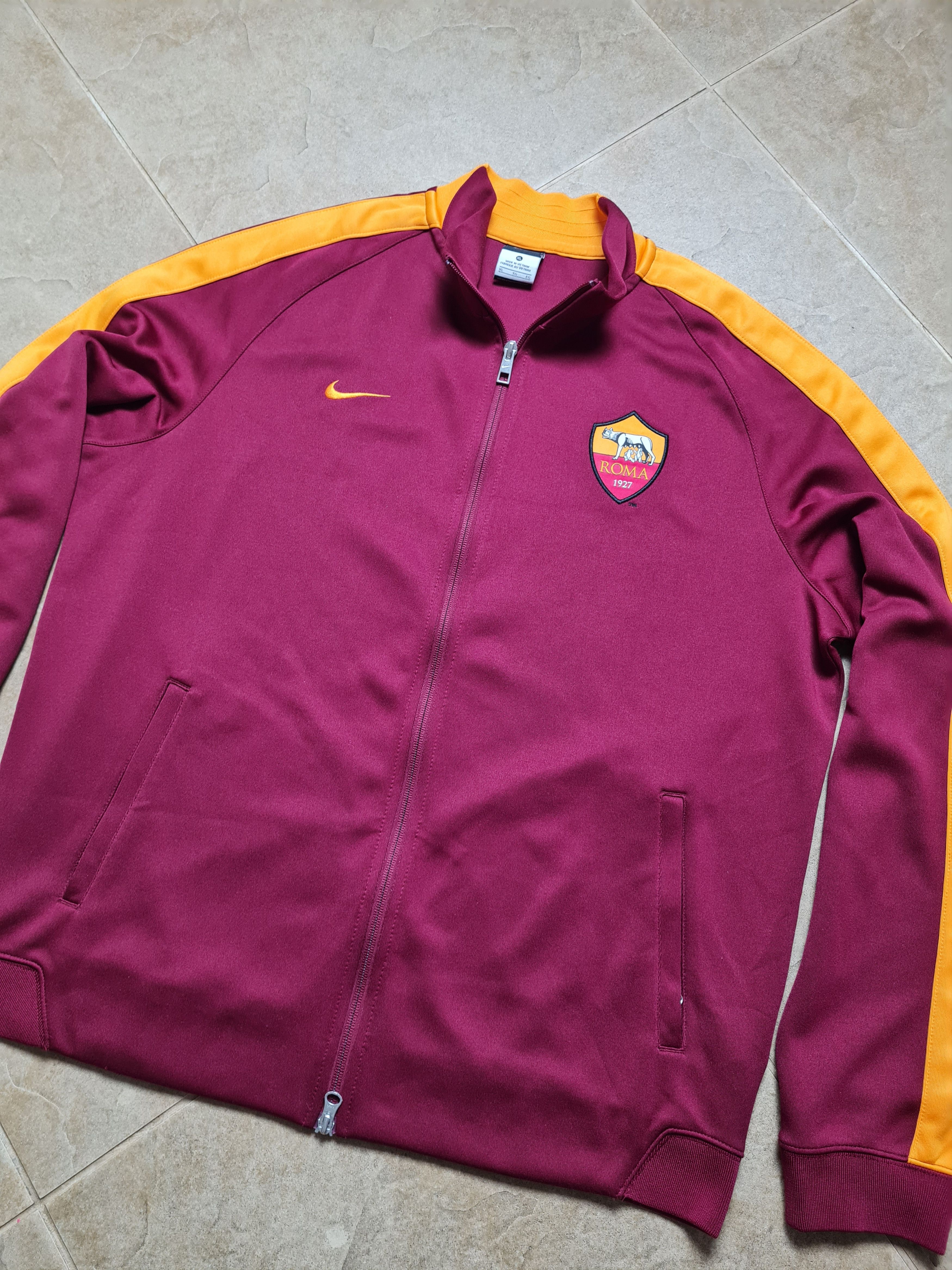 Nike AS ROMA 2015-2016 TRAINING FOOTBALL JACKET NIKE SOCCER SHIRT Size US XL / EU 56 / 4 - 7 Thumbnail