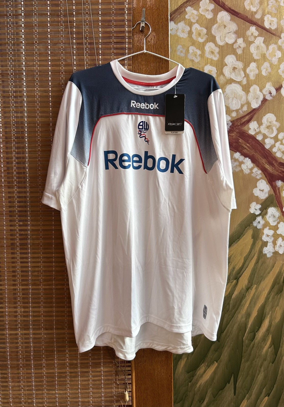 2008-09 Bolton Wanderers Reebok Home Soccer Jersey Football