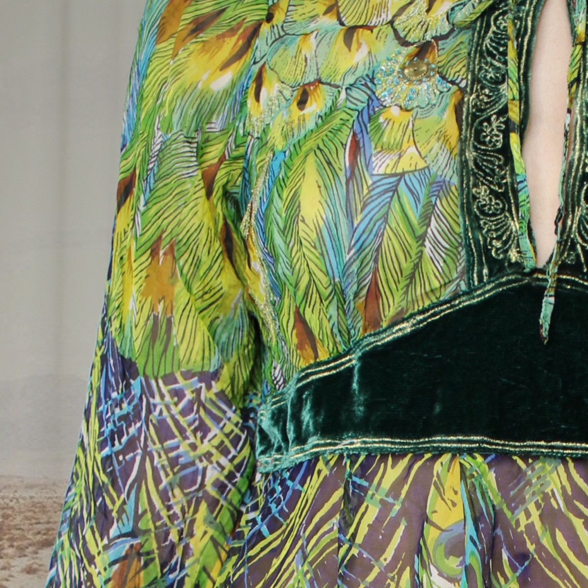 Other 🦚PEACOCK BLOUSE🦚 Size L / US 10 / IT 46 - 4 Thumbnail