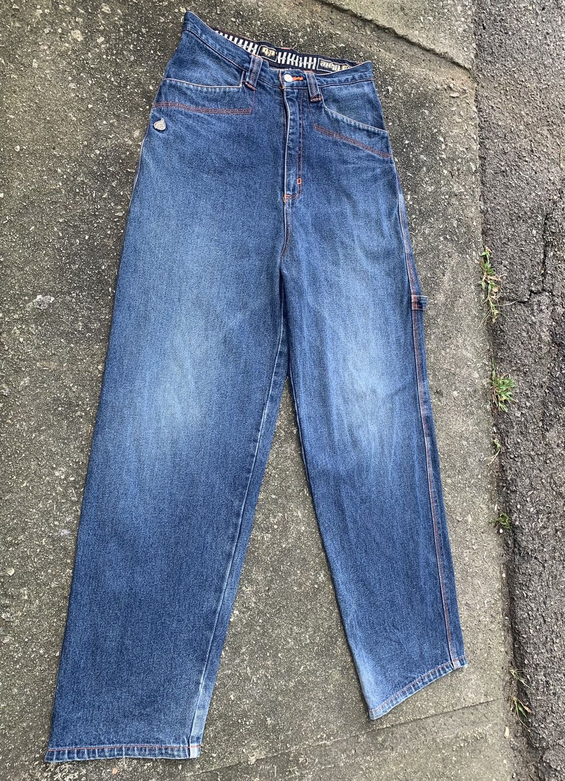 Vintage Vintage Johnny Blaze Baggy Denim Jeans Size US 29 - 4 Thumbnail