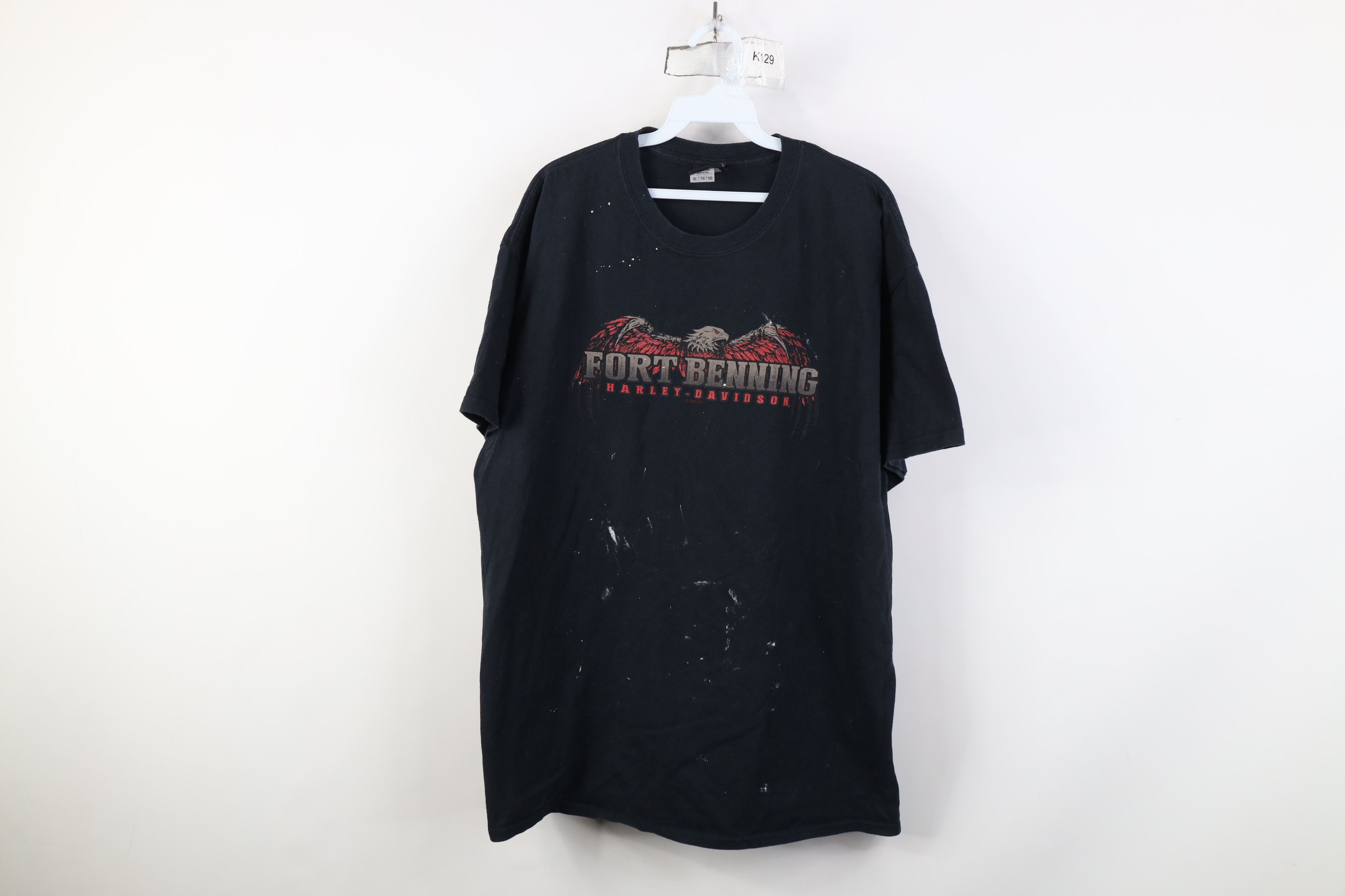 Harley Davidson Harley Davidson Spell Out Fort Benning Eagle T-Shirt Black Size US L / EU 52-54 / 3 - 1 Thumbnail