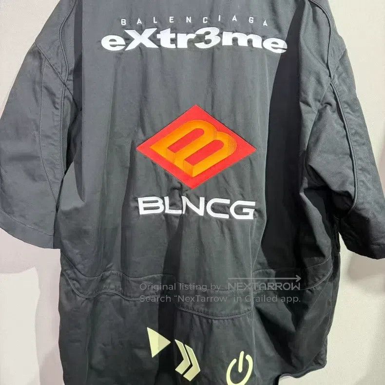Balenciaga Balenciaga Game Badge Glow in the Dark Embroidered Short S Size US XXS / EU 40 - 4 Thumbnail