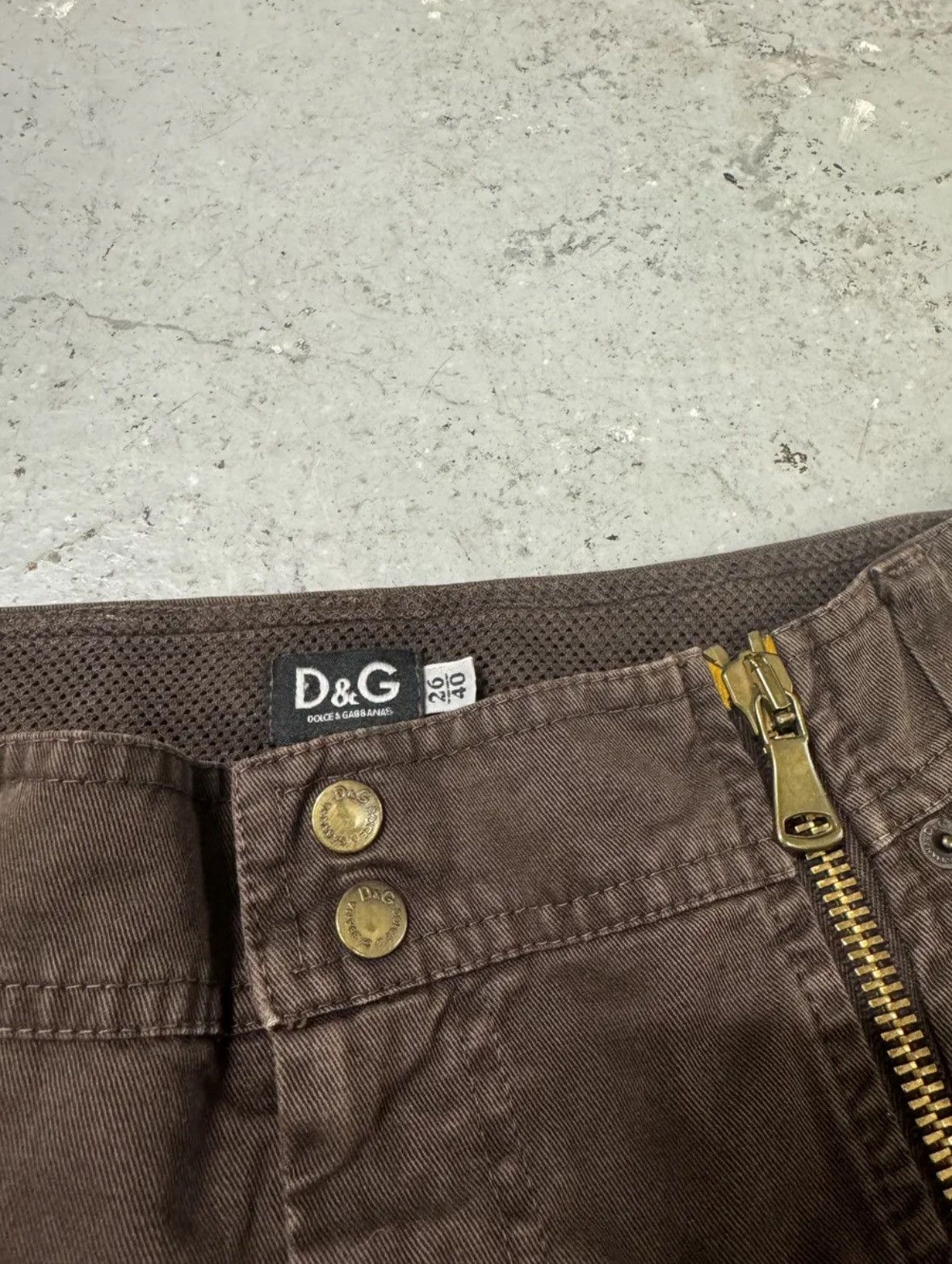 Dolce & Gabbana SS2003 Dolce & Gabbana Brown Aviator Full Zips Cargo Pant Size US 30 / EU 46 - 5 Thumbnail