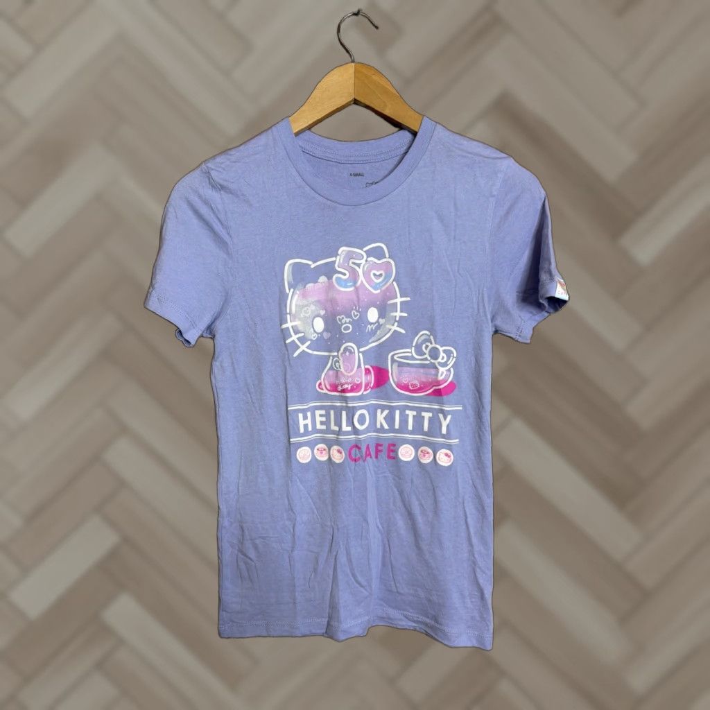 Vintage VINTAGE Hello Kitty Cafe Official 2024 Purple Shirt XS Size XS / US 0-2 / IT 36-38 - 1 Thumbnail