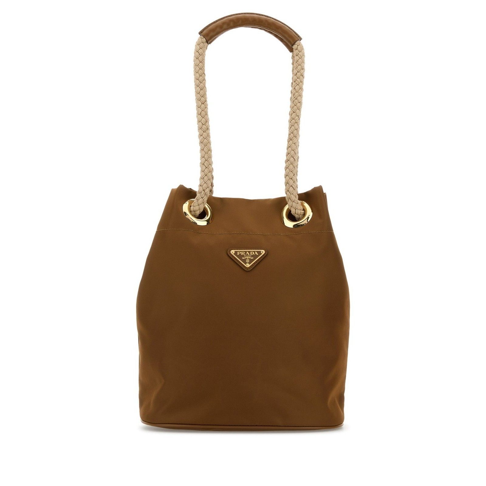 Prada PRADA Mariner Brown Re-Nylom Bucket Bag New & Authentic Size ONE SIZE - 1 Thumbnail