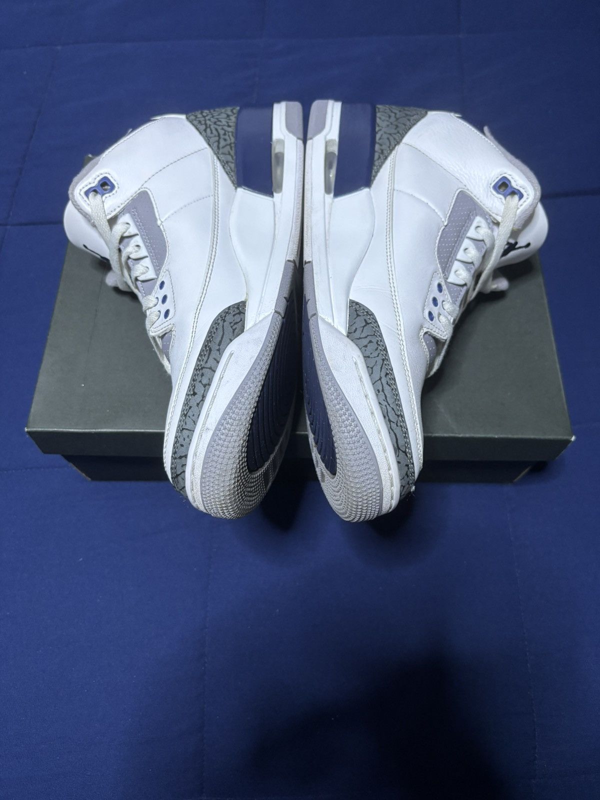 Jordan Brand Jordan 3 Retro Midnight Navy 2023 Size 11.5 Size US 11.5 / EU 44-45 - 3 Thumbnail