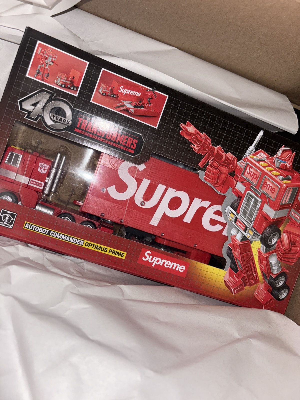 Supreme × Transformers Supreme®/Transformers G1 Optimus Prime *BRAND NEW* SS25 Size ONE SIZE - 1 Thumbnail