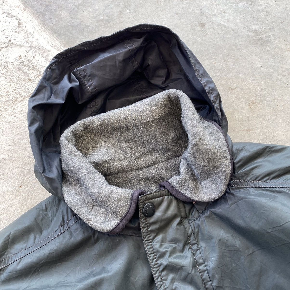 Moncler MONCLER Vintage Reversible Hidden Hoodie Jacket Size US S / EU 44-46 / 1 - 8 Thumbnail
