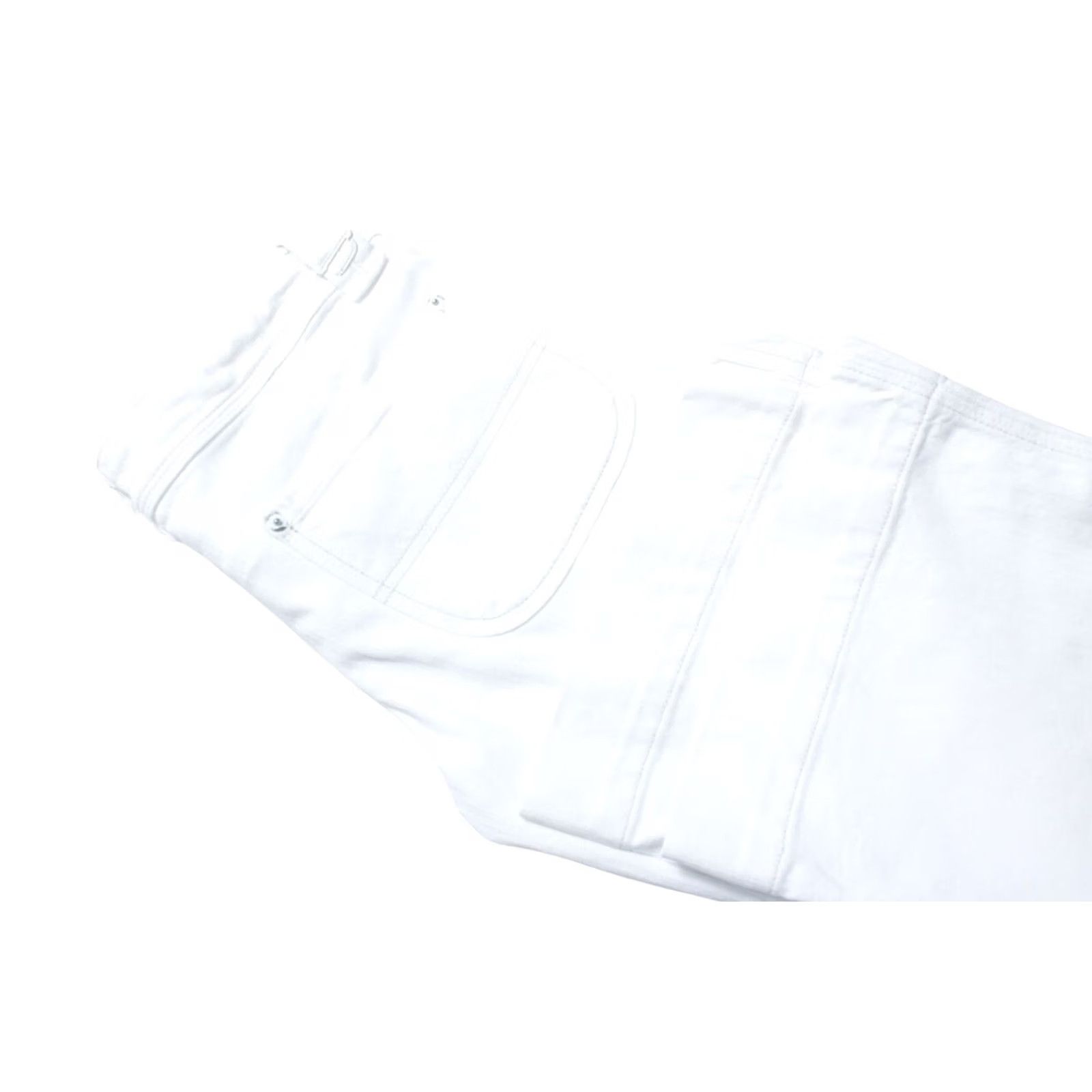 Diesel DIESEL Wiggy Jeans Women's W28/L34 Wide Leg Zip Fly White Denim 008CM_Stretch Size 28" / US 6 / IT 42 - 5 Thumbnail