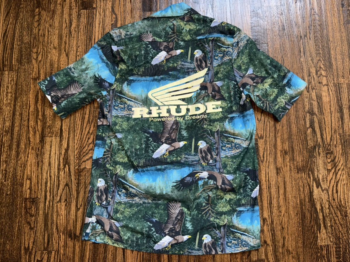 Rhude Rhude “Powered By Dreams” Eagle Pattern Shirt Size Large Size US L / EU 52-54 / 3 - 5 Thumbnail
