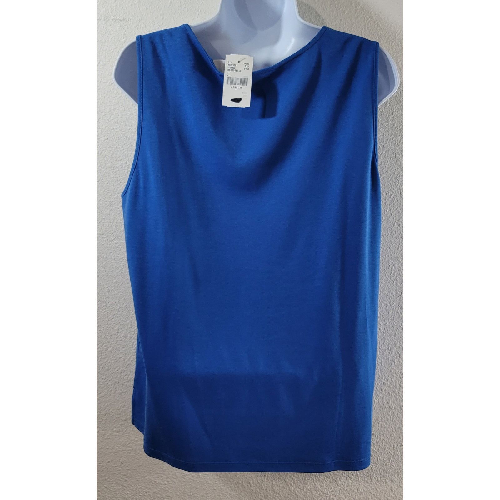 Other Draper's & Damon's Blue Lace Square Neck Tank Top Large NWT Size L / US 10 / IT 46 - 2 Thumbnail