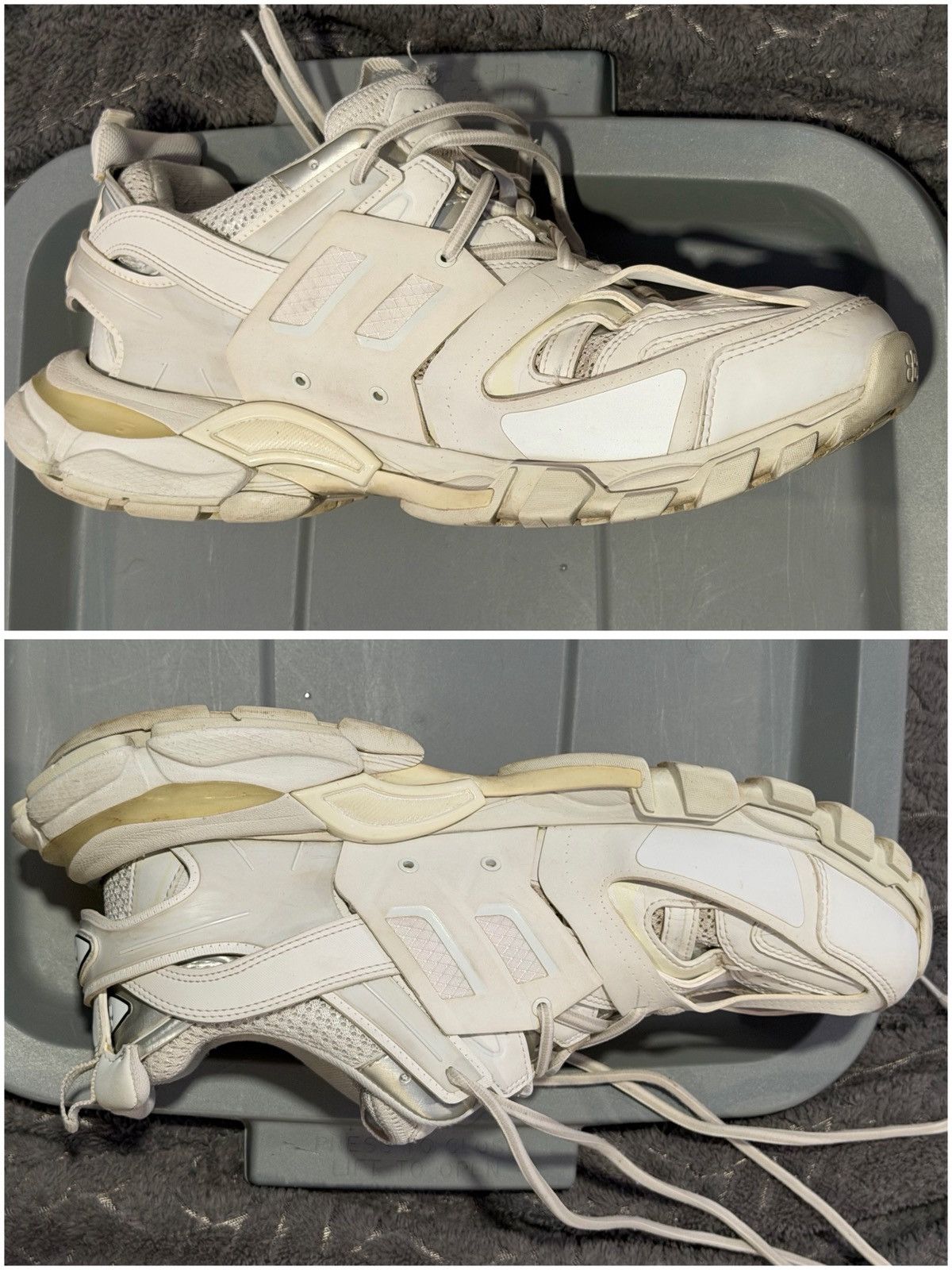 Balenciaga White Balenci Tracks Size US 11 / EU 44 - 3 Thumbnail