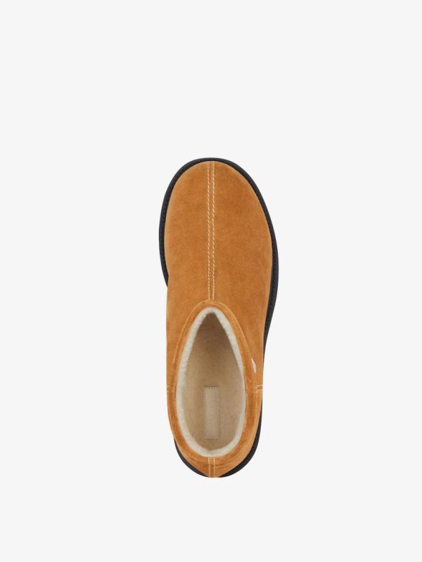 Givenchy o1srvl11e1024 Storm Ankle Boots Suede Shearling Beige Size US 11 / EU 44 - 6 Thumbnail