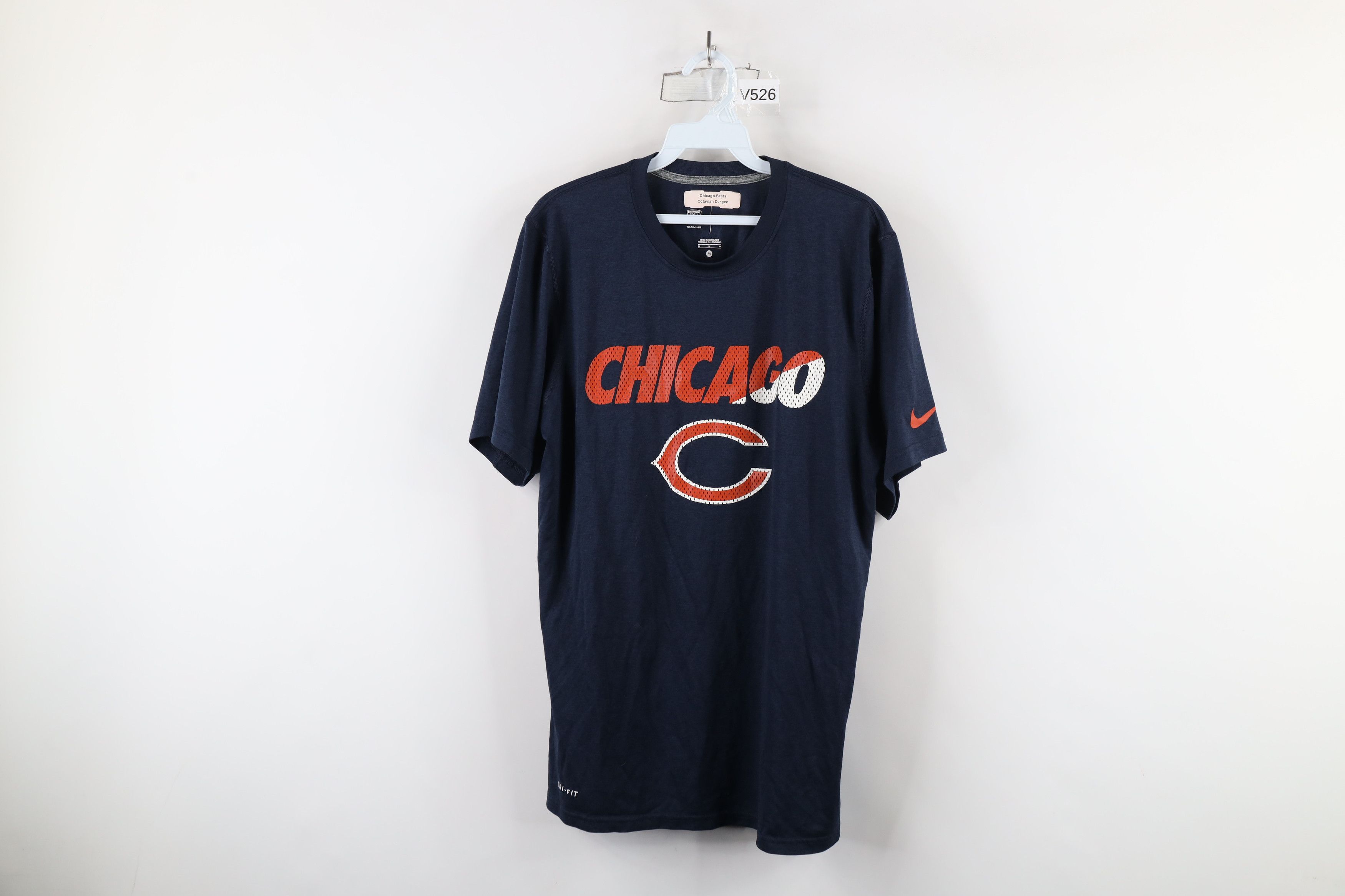 Nike × Vintage Nike NFL Training Issued Chicago Bears Football T-Shirt Blue Size US M / EU 48-50 / 2 - 1 Thumbnail