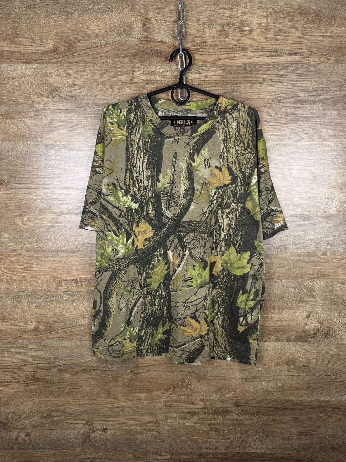 Vintage Crazy Vintage Y2K Realtree Camo T-shirt Carhartt Style tee Size US XL / EU 56 / 4 - 1 Thumbnail