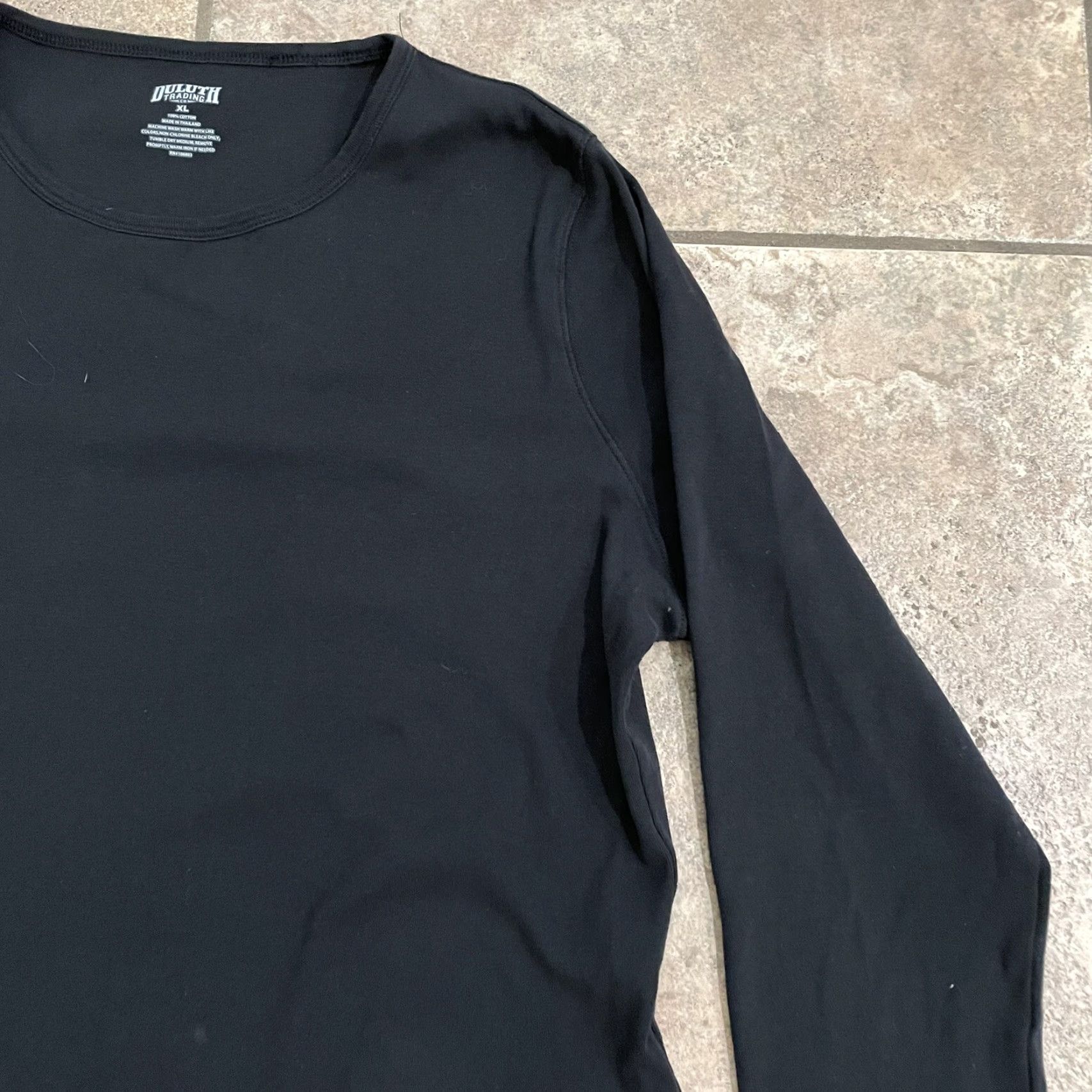 Duluth Trading Company Duluth Trading Co Shirt Mens Long Sleeve Button-Up XL Black 100% Cotton Size US XL / EU 56 / 4 - 2 Thumbnail