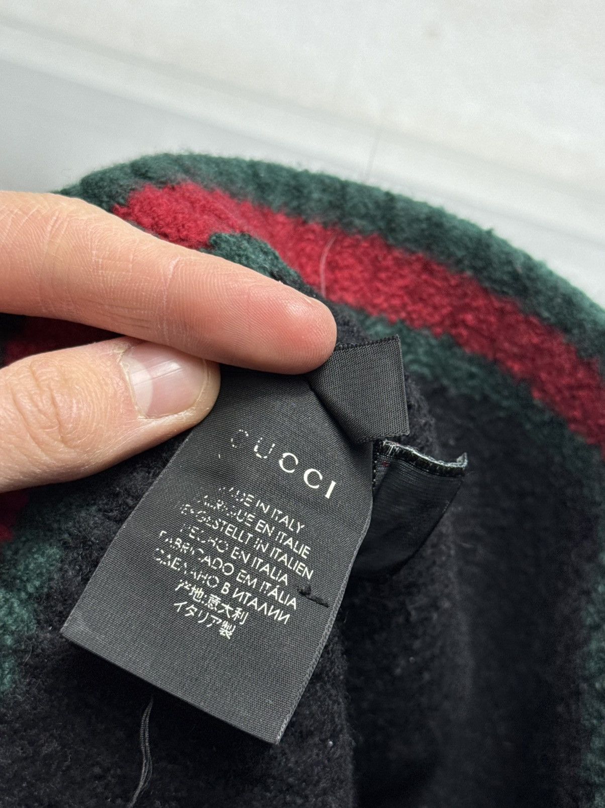 Gucci Gucci Wool Luxury Black Hat Size ONE SIZE - 7 Thumbnail
