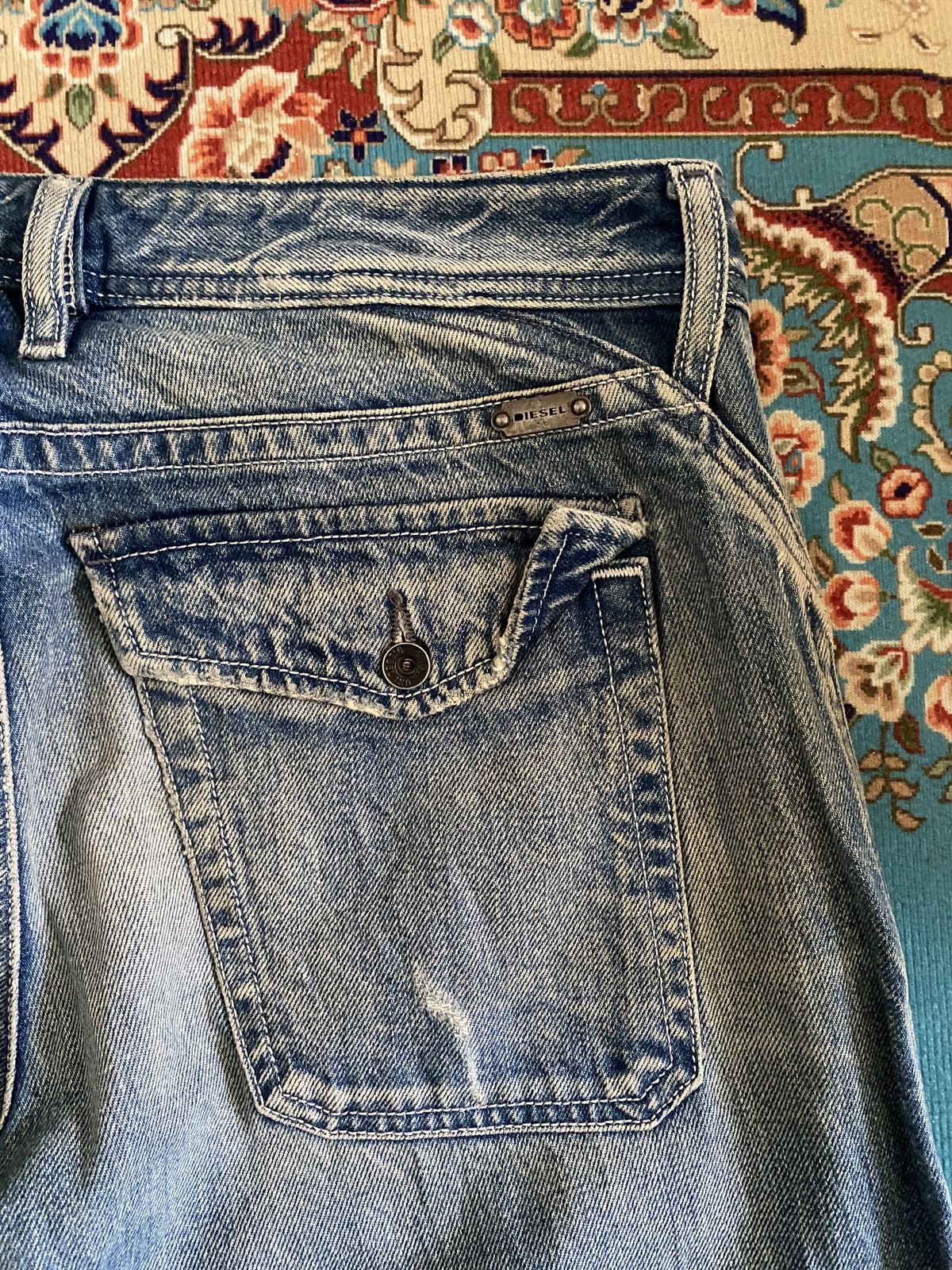 Diesel × Japanese Brand Diesel Loiku Fatigue Distressed Denim Size US 33 - 13 Thumbnail