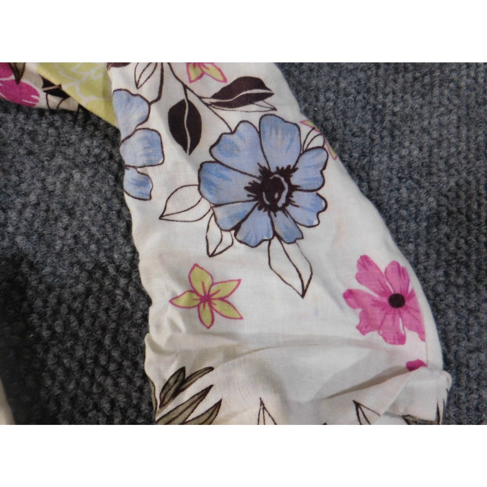 JM Collection JM Collection top 14P Petite linen floral Womens Button-Up Casual Shirt XL? Size XL / US 12-14 / IT 48-50 - 5 Thumbnail